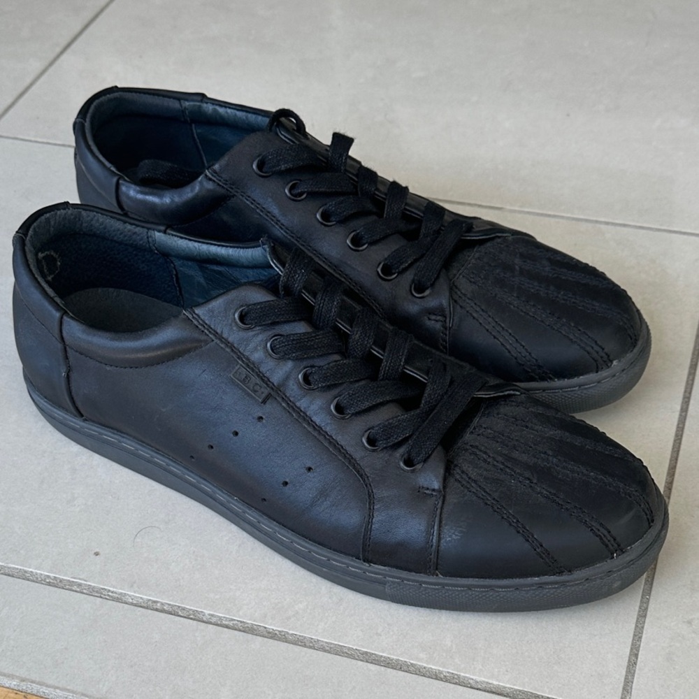 Browns College Black Leather Men's Shoes 44 - like new